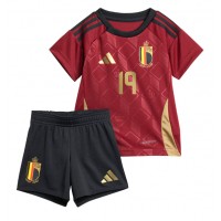 Maglia Calcio Belgio Johan Bakayoko #19 Prima Divisa Bambino Europei 2024 Manica Corta (+ pantaloncini)